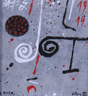 Leon Savelsberg - Gouache op papier, Grijs kopen? Bied vanaf 1!