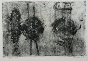 Jan Montyn - Ets, Drie tekens voor 1962 kopen? Bied vanaf 1!