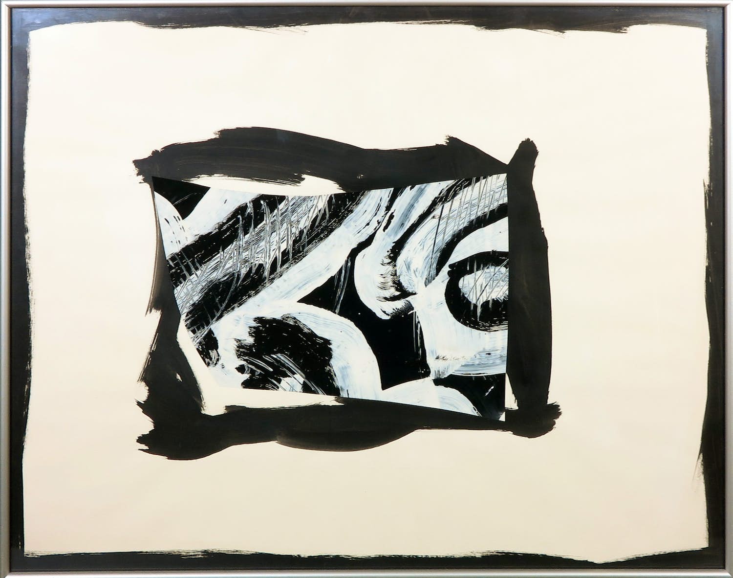 Cobi Nieuwstad - Gemengde techniek op papier, Zonder titel - Ingelijst kopen? Bied vanaf 1!