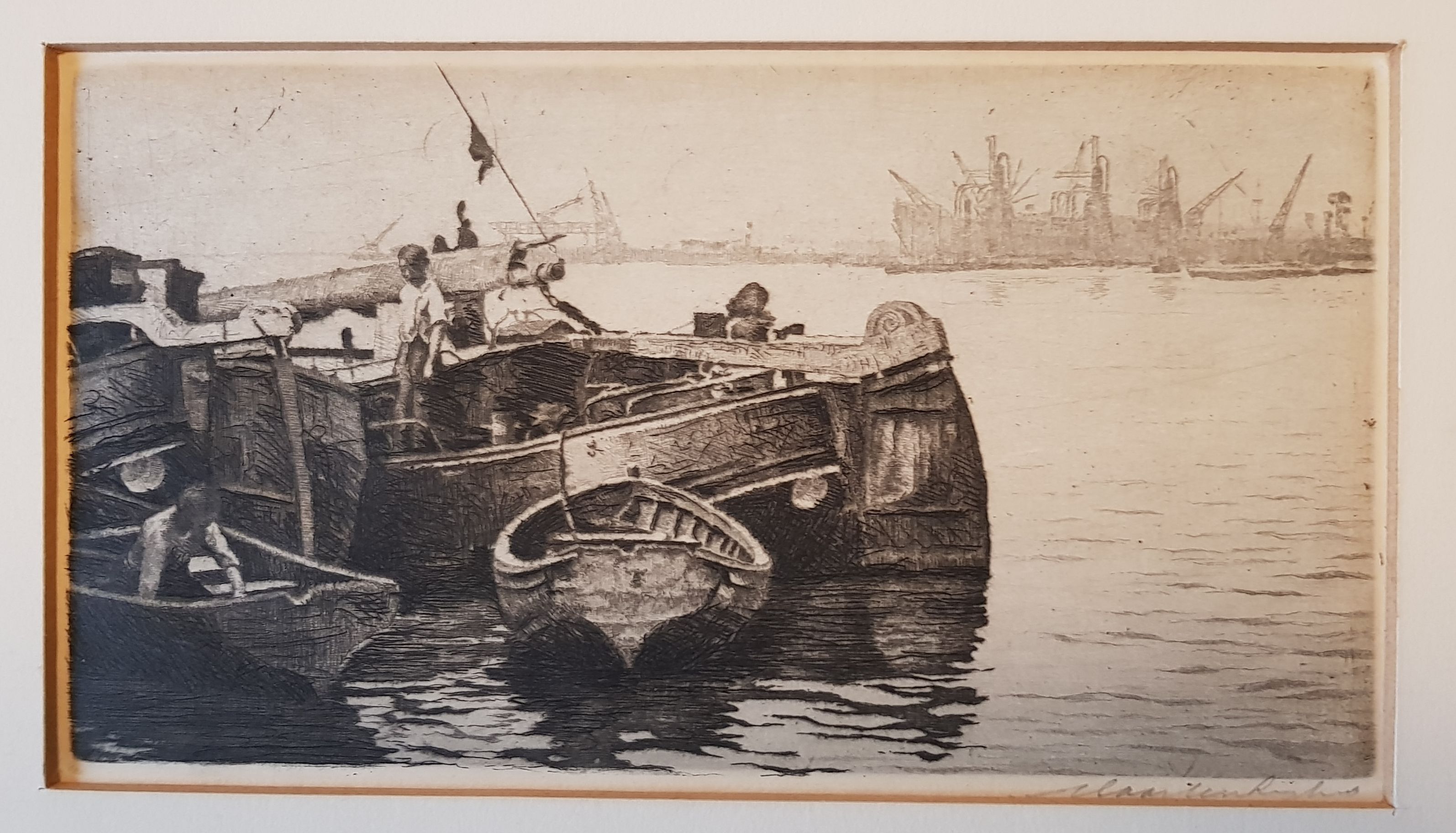 Maarten Langbroek - Havengezicht waarschijnlijk Amsterdam kopen? Bied vanaf 20!