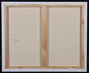Menno Meijer - Gemengde techniek op doek, Abstracte compositie met metalen element kopen? Bied vanaf 1!
