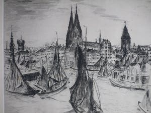 Willem Paerels - Schepen voor de havenstad Oostende - Ets kopen? Bied vanaf 60!