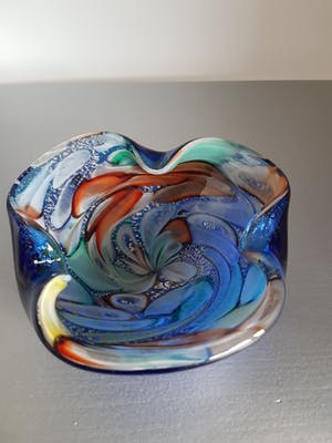 Dino Martens - AVEM Multi Coloured Murano Glass Bowl Mid Century Dino Martens kopen? Bied vanaf 35!