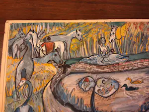 Toni Arzoni - Vrouw aan de vijver kopen? Bied vanaf 300!