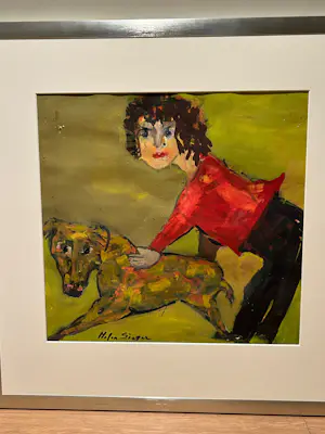 Helen Sieger - Vrouw met Hond kopen? Bied vanaf 80!