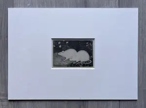 Jan Mankes - Originele Heliogravure 2 Muizen 1923 kopen? Bied vanaf 120!