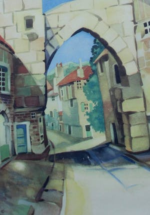 Henk van Gemert - ingelijste litho: Port du Chateau kopen? Bied vanaf 35!