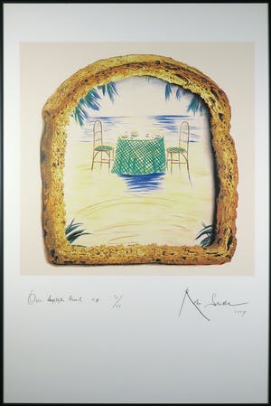 Rob Scholte - Zeefdruk, Ons dagelijks brood - Ingelijst (Groot) kopen? Bied vanaf 1!