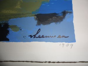 Wil van Leeuwen - Litho, De lente kopen? Bied vanaf 50!