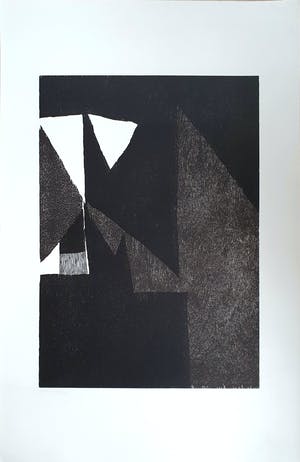 Guillaume Le Roy - Houtsnede 1985 (groot) kopen? Bied vanaf 65!