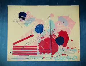 Sam Middleton - Redelijk zeldzame zeefdruk op papier "summer sailing" - oplage slechts 50 kopen? Bied vanaf 63!