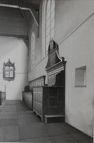 Maarten 't Hart - Interieur N.H. Kerk te Bunschoten kopen? Bied vanaf 250!