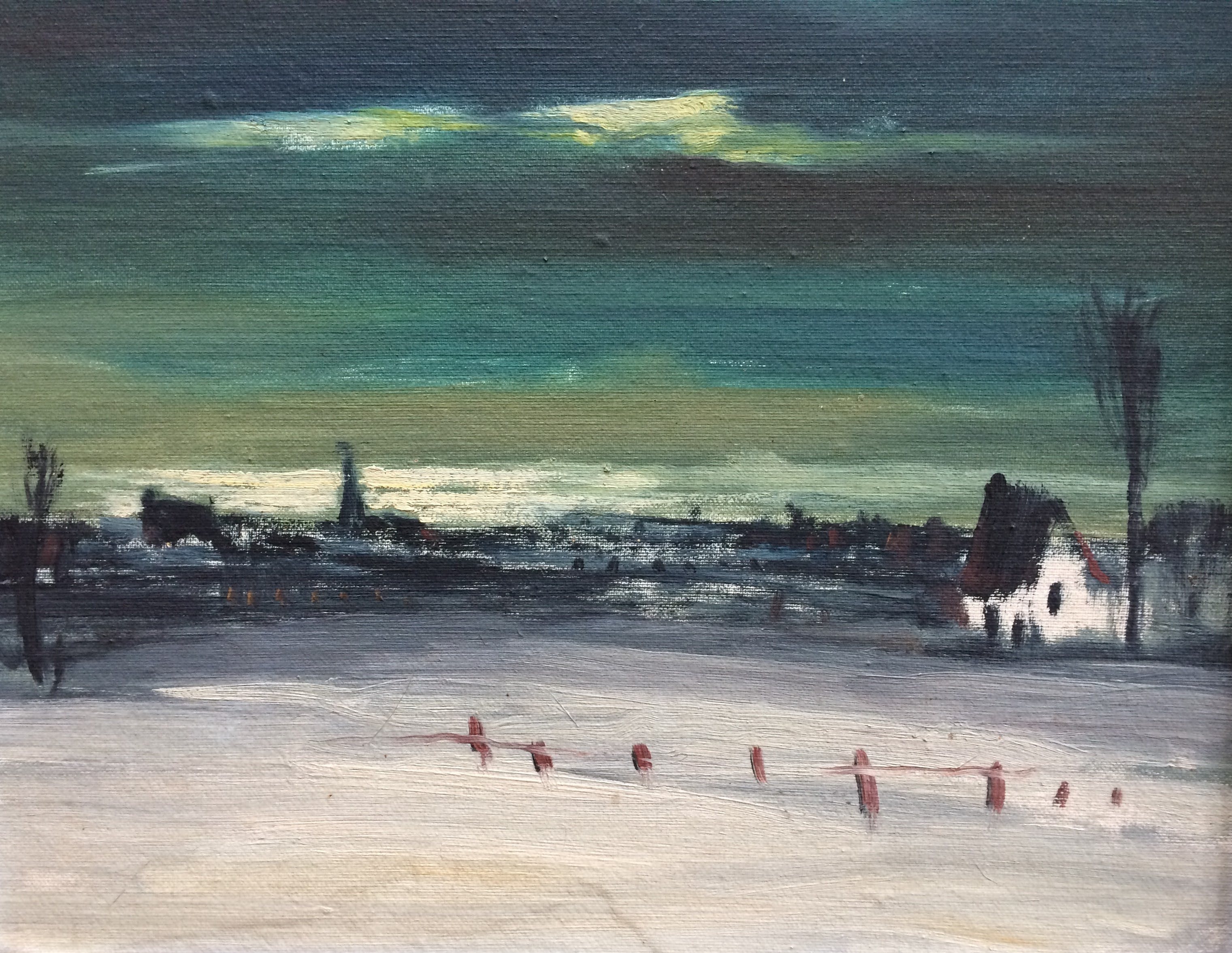 Arthur Lambrecht - (1904 - 1983) - Winterlandschap  kopen? Bied vanaf 49!