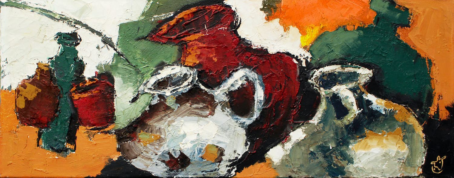 Niet of onleesbaar gesigneerd - olieverf op doek - gesigneerd rechtsonder kopen? Bied vanaf 1!