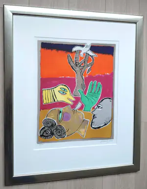 Corneille - Le baobab, zeefdruk (mooi ingelijst) kopen? Bied vanaf 275!