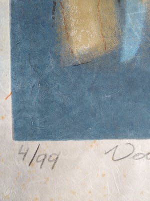 Ati Lichtveld - LABYRINTH ZEEFDRUK OP JAPANS PAPIER. kopen? Bied vanaf 25!