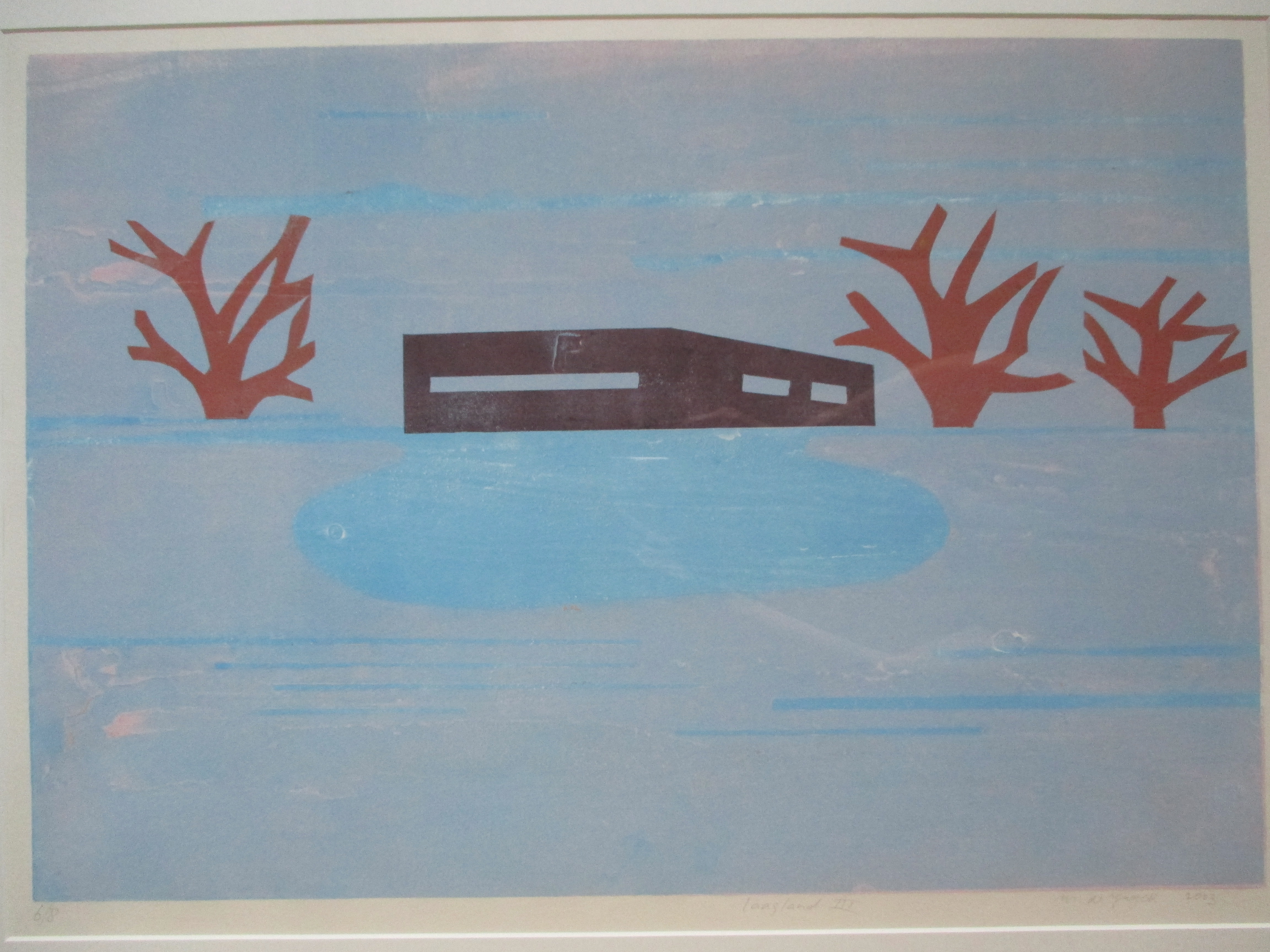 Margot de Jager - Grote gelijst aluminiumprint 'Laagland III'- kleine oplage- Barth Lijst kopen? Bied vanaf 60!