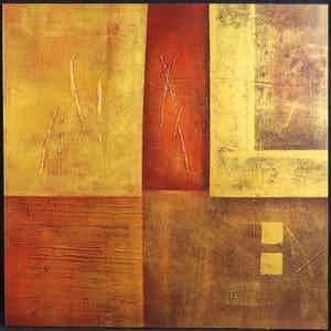 Han Teng - Han Teng: Acryl op doek, Hemels Zeer mooi doek! €995 galerij! verkocht voor € 99!