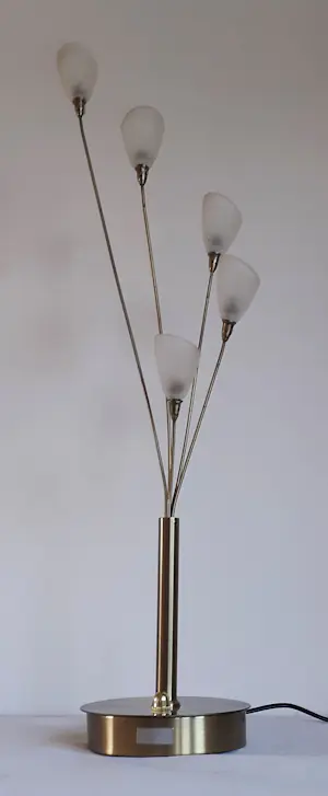 Jan des Bouvrie - Originele lamp: Vintage bosje sneeuw kelkjes/tulpjes fabricaat Boxford kopen? Bied vanaf 35!