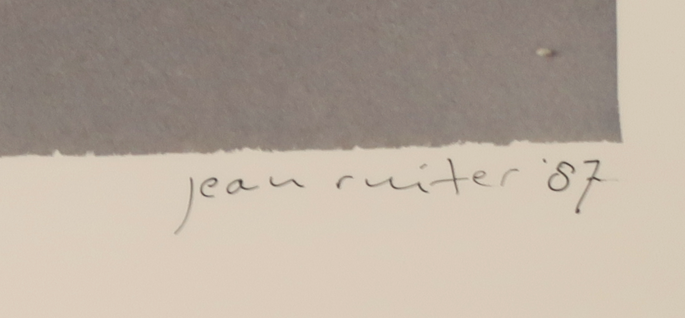 Jean Ruiter - C-print, Compositie met wit vlak kopen? Bied vanaf 1!