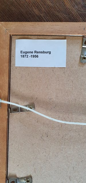 Eugene Rensburg - Haagse Bos 1925 - originele ets en druk kopen? Bied vanaf 15!