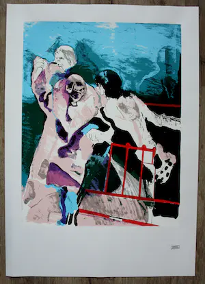 Kees van Bohemen - proefdruk: 3 figuren kopen? Bied vanaf 70!