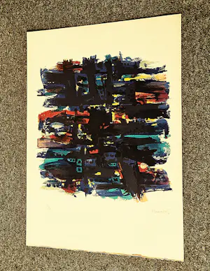 Alfred Manessier - "Art informel" grote kleurenlitho - abstract expressionisme - glmt. oplage (80) kopen? Bied vanaf 62!