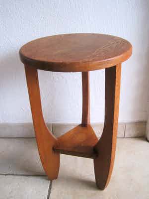 Amsterdamse School bijzettafel, plantentafel of kruk. verkocht voor € 75!