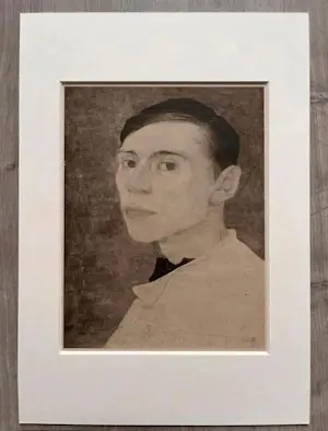Jan Mankes - Originele Heliogravure Zelfportret 1923 kopen? Bied vanaf 125!