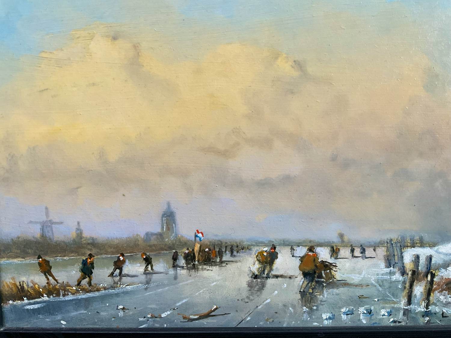 L. van Vugt - IJspret in de polder. kopen? Bied vanaf 200!