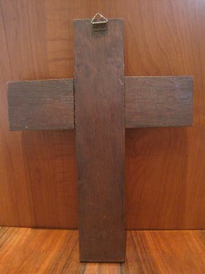 Heiligenbeeld - Kruisbeeld met de vier Evangelisten kopen? Bied vanaf 45!