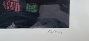 Mordecai Ardon - Leaf with a cross kopen? Bied vanaf 40!