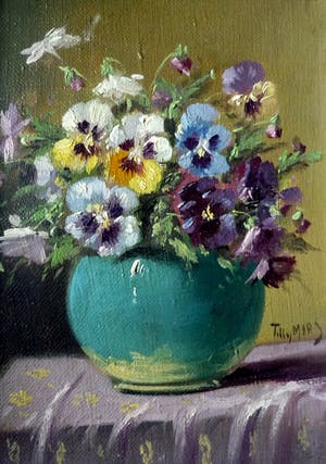 Tilly Moes - Viooltjes in een gemberpotje kopen? Bied vanaf 155!