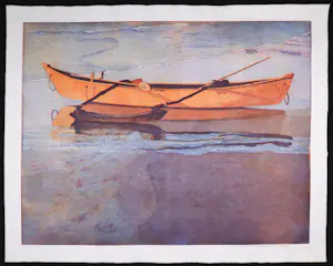 Marcel Schellekens - Kleurenets, Kano op het strand (Groot) kopen? Bied vanaf 150!