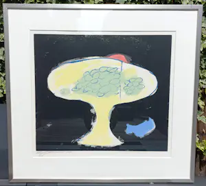 Eugène Brands - Fruitschaal, litho (netjes ingelijst, groot) kopen? Bied vanaf 175!