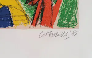 Corneille - Litho: 'Le tigre amoreux I' (1985) kopen? Bied vanaf 180!