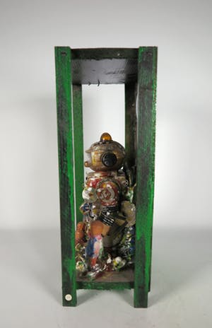 Pieter Haan - Assemblage, Millenium 2000. Het Digitale Tijdperk kopen? Bied vanaf 1!
