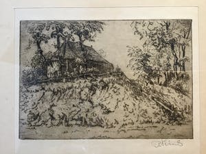 Riekele Prins - Kerkje op de terp bij Janum kopen? Bied vanaf 55!