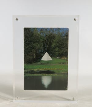 Sol LeWitt - Tekening in Oost-Indische inkt op ansichtkaart kopen? Bied vanaf 1!