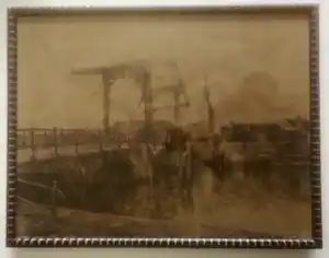 Johan Hendrik van Mastenbroek - Gezicht op brug. verkauft für € 1!