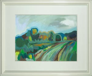 Ferd op de Coul - Gouache, Landschap - Ingelijst kopen? Bied vanaf 1!