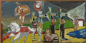 Salome Franken - Metaalverf op zinkplaat, Opname binnen - Ingelijst kopen? Bied vanaf 1!