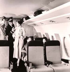 Paul Huf - Foto op dibond, In het vliegtuig verkocht voor € 1!