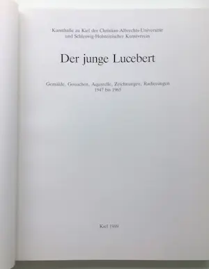 Lucebert - Museum Kiel 1989 - Stedelijk 1987 - Vlaamse Gids 1985 - PLUS: 2 andere Lucebert kopen? Bied vanaf 57!