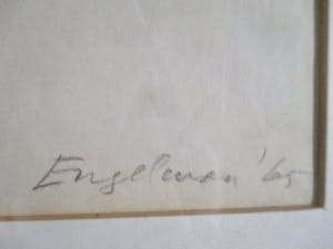 Martin Engelman - Ingelijste tekening kopen? Bied vanaf 55!