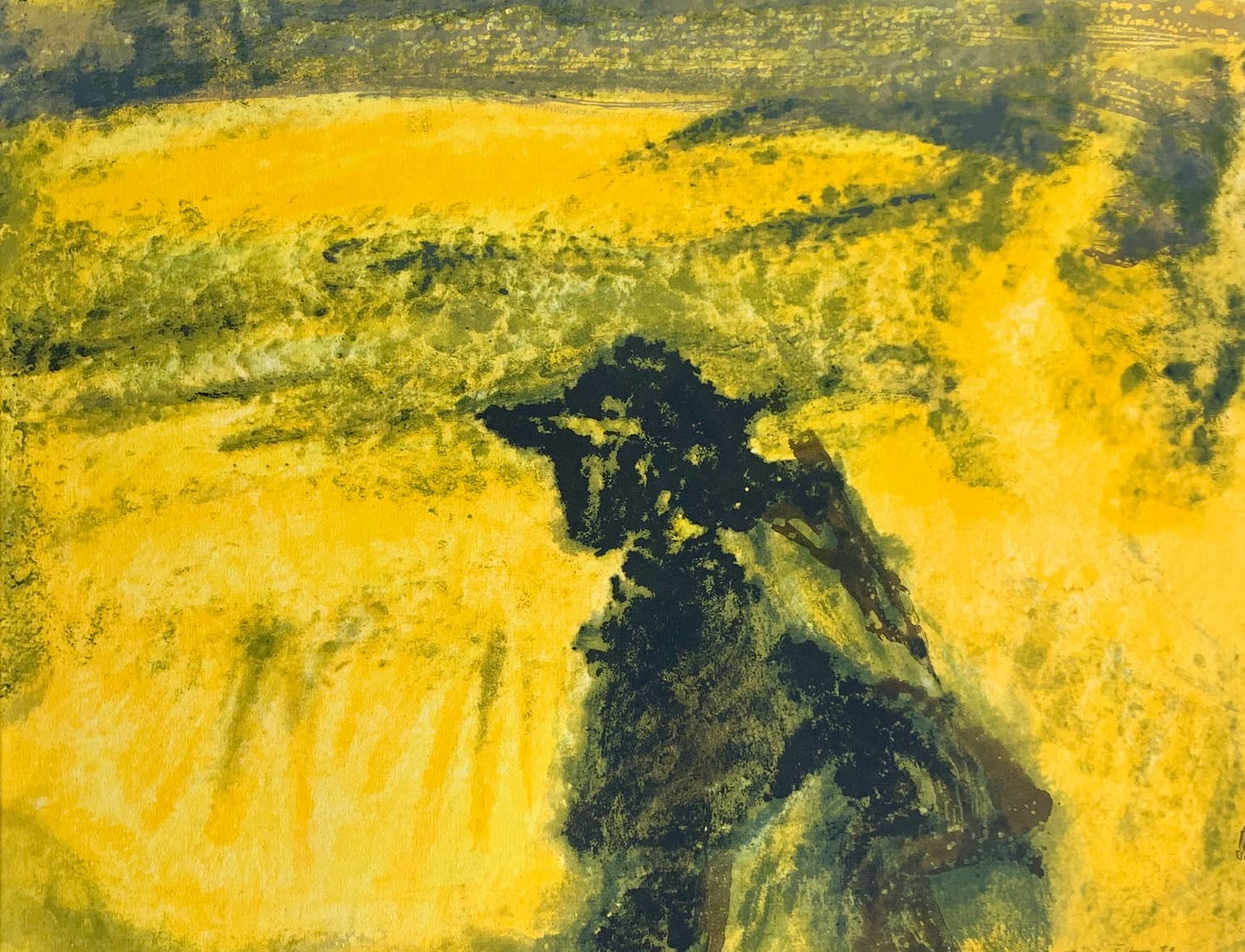 Luis Filcer - Landschap (Uit de van Gogh serie) verkocht voor € 35!