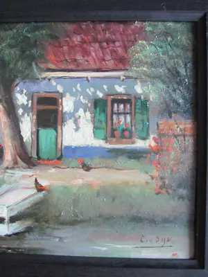 Cornelis van Dijk - Boerenerf met kippen kopen? Bied vanaf 35!