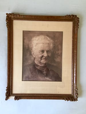 Hermine Auguste Klebusch - Portret van een Oude dame - Fotografie, Ingelijst kopen? Bied vanaf 10!