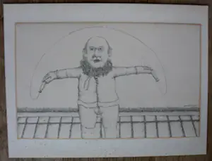 Dirk Bakker - Tekening - 1971 kopen? Bied vanaf 45!