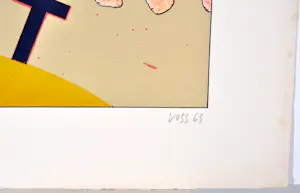 Jan Voss - Tout - Litho - Gesigneerd - 55x77 cm - 1969 kopen? Bied vanaf 50!